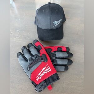 Milwaukee Work Gloves + Hat Bundle